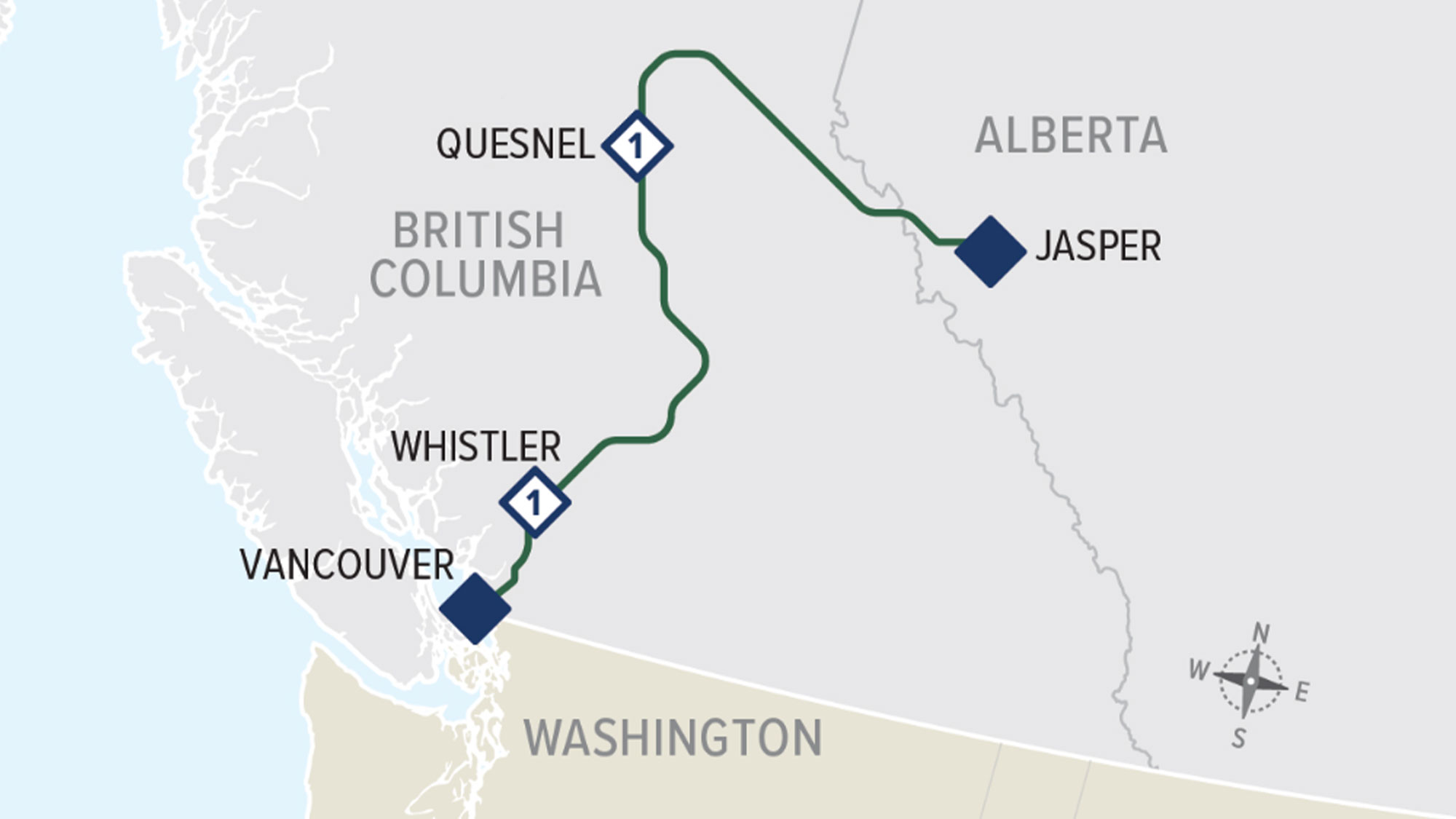Rocky Mountaineer - Rainforest to Gold Rush