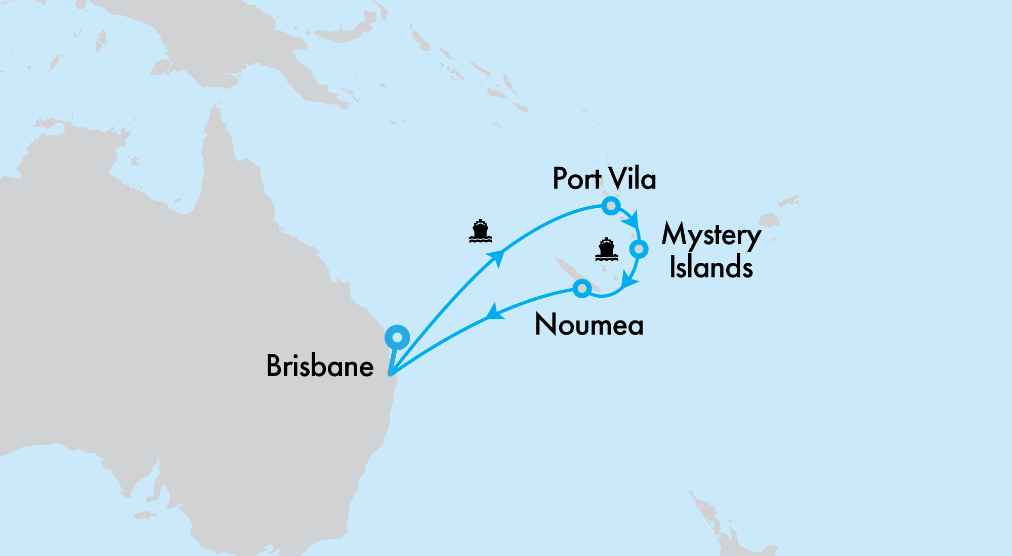 8 night south pacific cruise