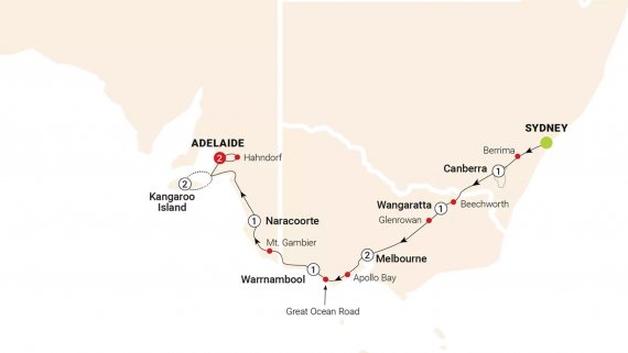 Tastes of Southern Australia - Sydney To Adelaide