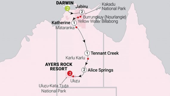 Northern Territory Explorer - Darwin to Uluru