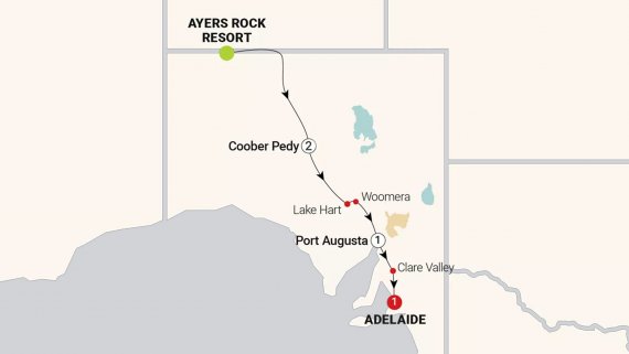 Outback Explorer Uluru to Adelaide