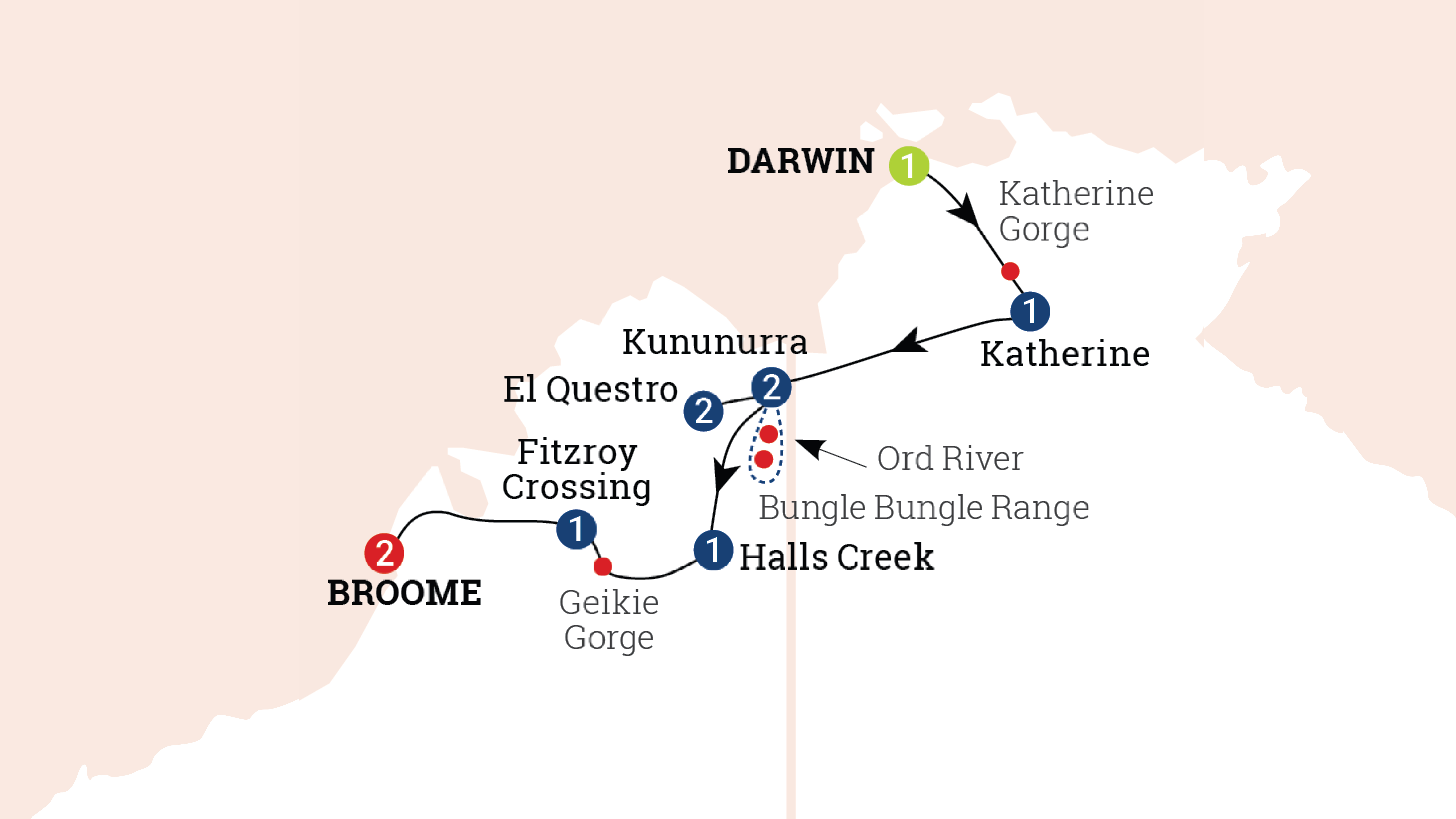 Untamed Kimberley - Darwin to Broome
