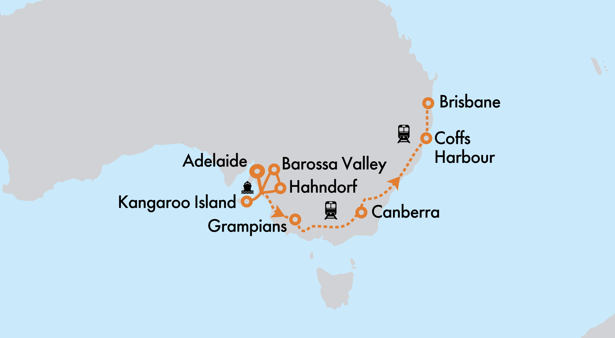 Barossa Valley & Kangaroo Island with Great Southern