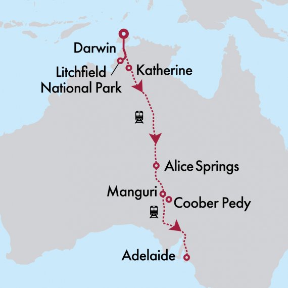 The Ghan | Holidays of Australia & the World - Great Rail, Cruise ...