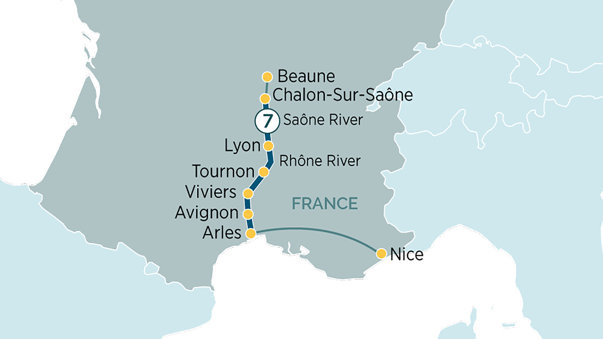 Sensations of Lyon & Provence River Cruise