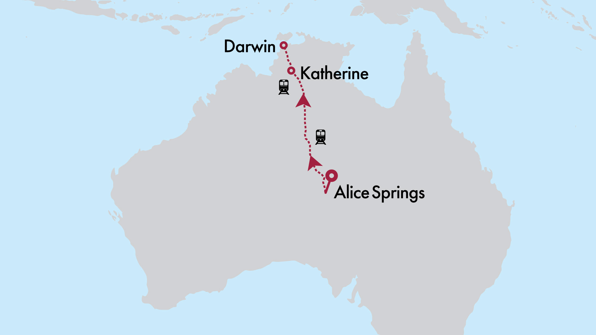 Save up to $1,000 per person - Top End Explorer with The Ghan Alice Springs to Darwin