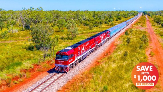 Save up to $1,000 per person - Top End Explorer with The Ghan Alice Springs to Darwin