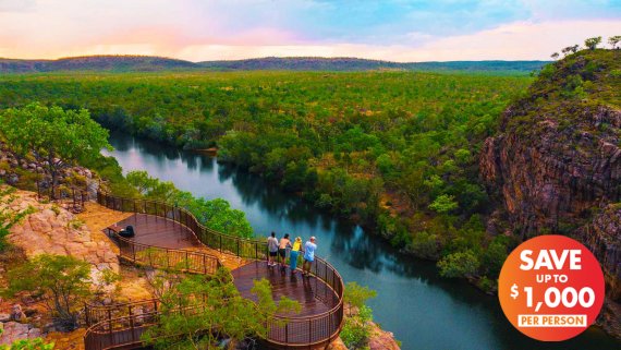 Save up to $1,000 per person - Red Centre Spectacular Darwin to Adelaide with The Ghan Expedition