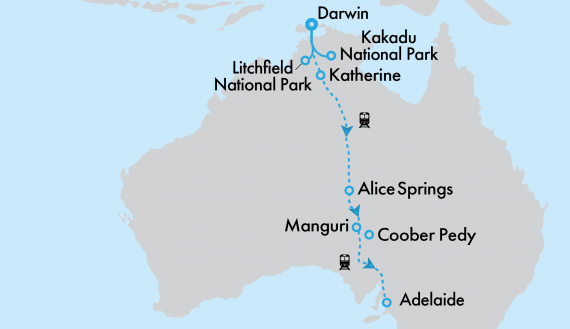 The Ghan Expedition with Ultimate Top End All-Inclusive