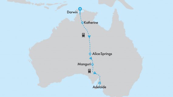 The Ghan Expedition with Overnight Darwin Stay