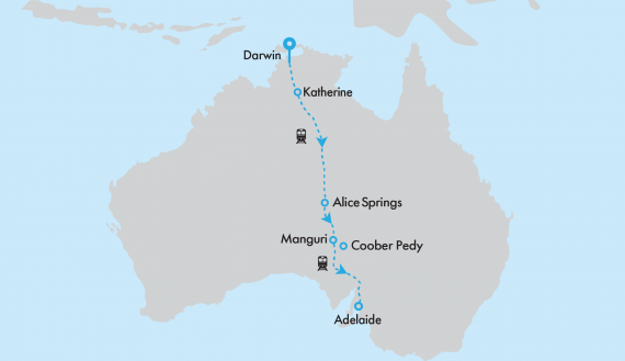 The Ghan Expedition with Overnight Darwin Stay