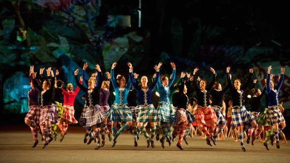 Edinburgh Military Tattoo in Brisbane with the Great Southern from Brisbane