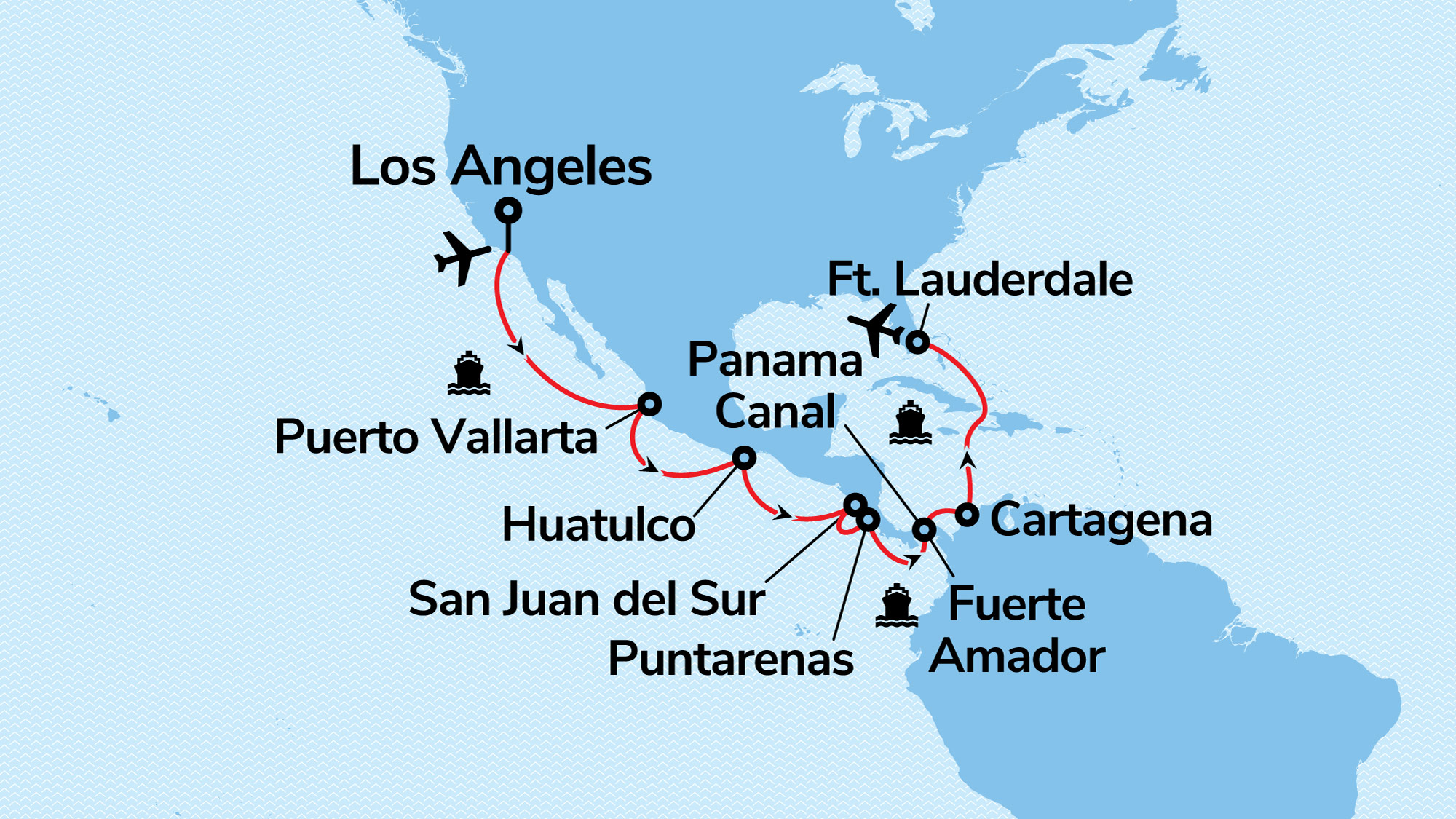 Panama Canal Cruise with Coral Princess Fly, Stay & Cruise