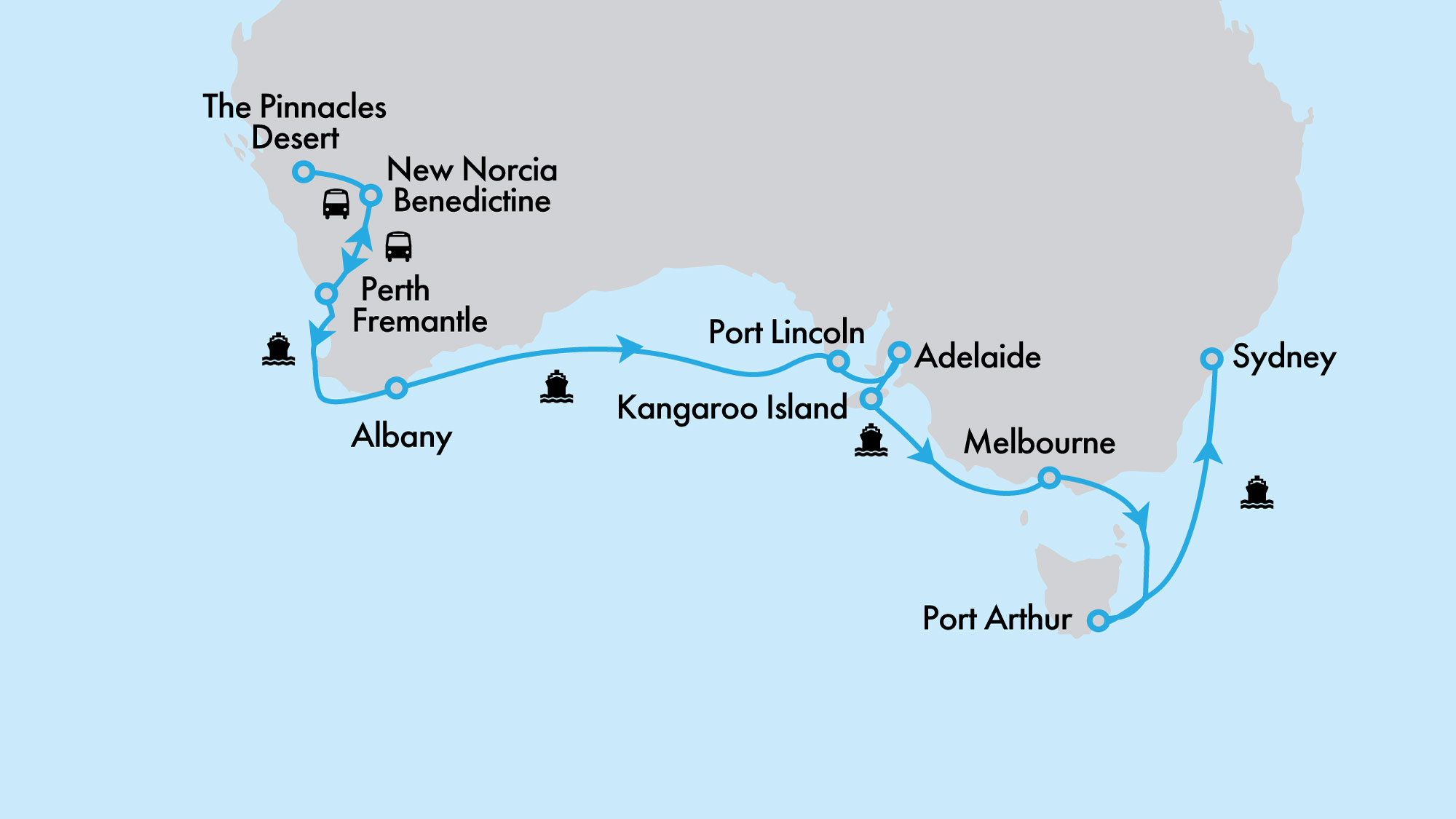 Southern Australia Coast to Coast with Holland America Line & Perth Stay
