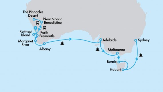 Southern Australia In Depth with the Coral Princess