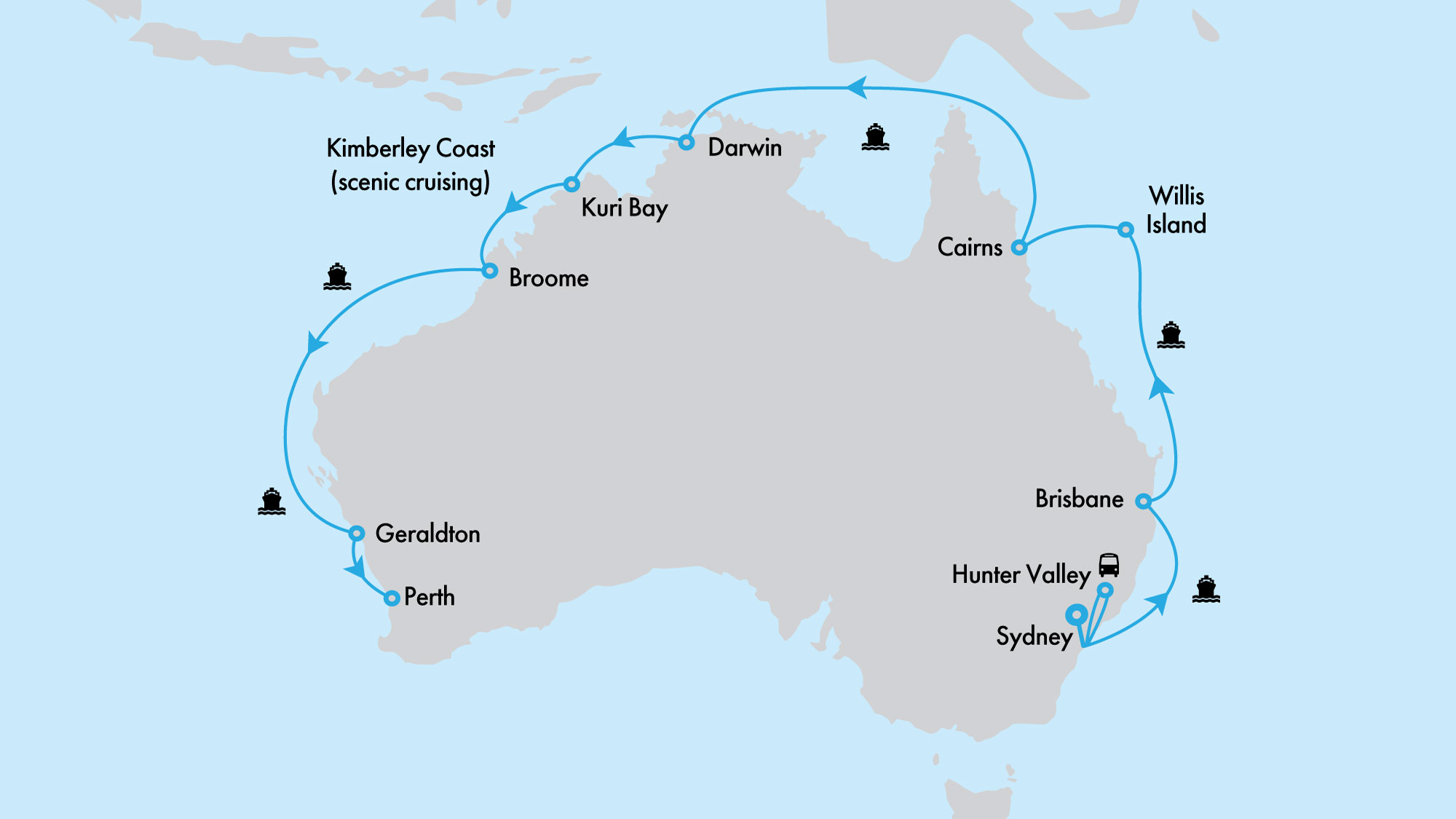 Ultimate Northern Coast to Coast Explorer with Coral Princess and Sydney Highlights