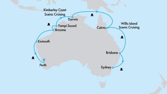 Northern Australia Explorer with Crown Princess and Perth Stay