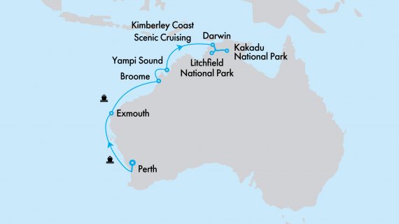 Crown Princess West Coast Cruise & Top End Getaway