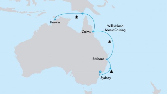 Crown Princess Eastern Seaboard and Top End Getaway