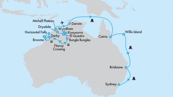 Jewels of the Kimberley with Crown Princess & Outback Spirit