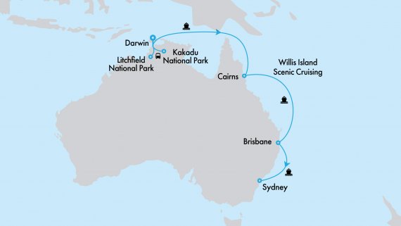 Crown Princess Eastern Seaboard & Top End in Depth