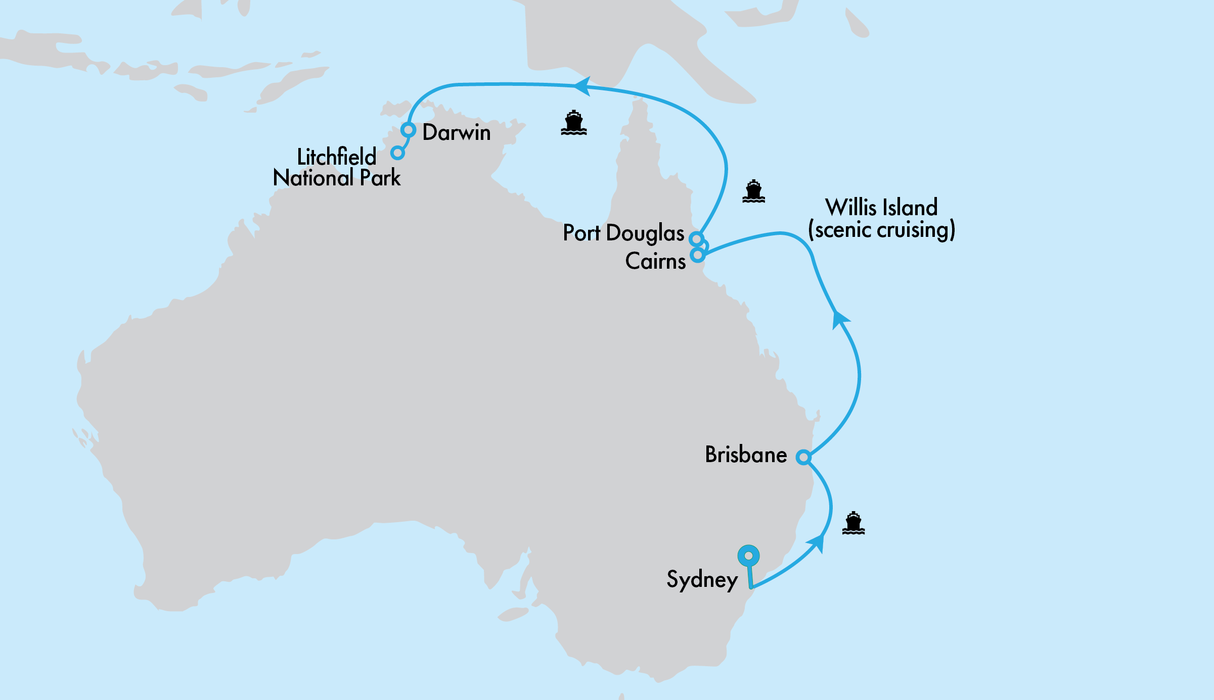 Crown Princess Eastern Seaboard Cruise and Top End Getaway