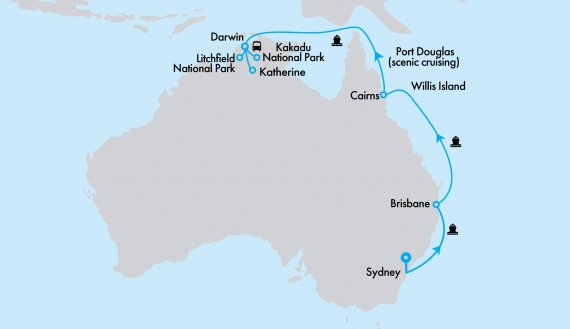 Ultimate Crown Princess Eastern Seaboard Cruise & Immersive Top End Discovery