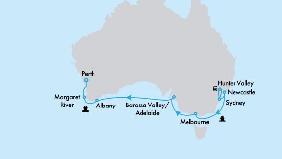 Southern Australia In Depth with Crown Princess and Sydney Highlights