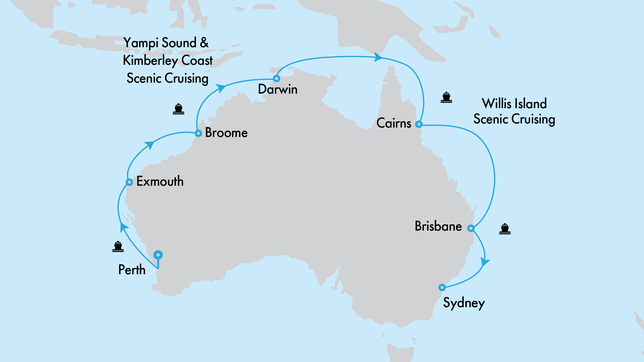 Ultimate Northern Coast to Coast Explorer with Crown Princess and Sydney Highlights