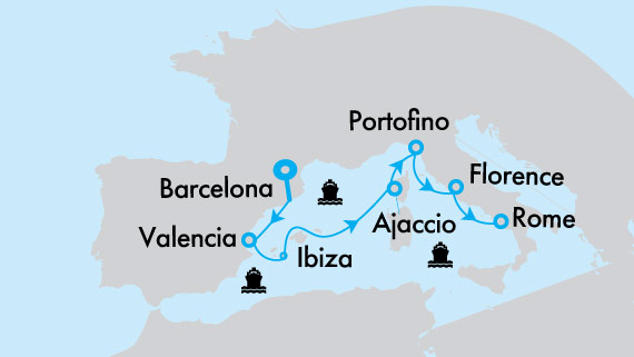 Celebrity Edge West Mediterranean with Barcelona & Italy | Holidays of