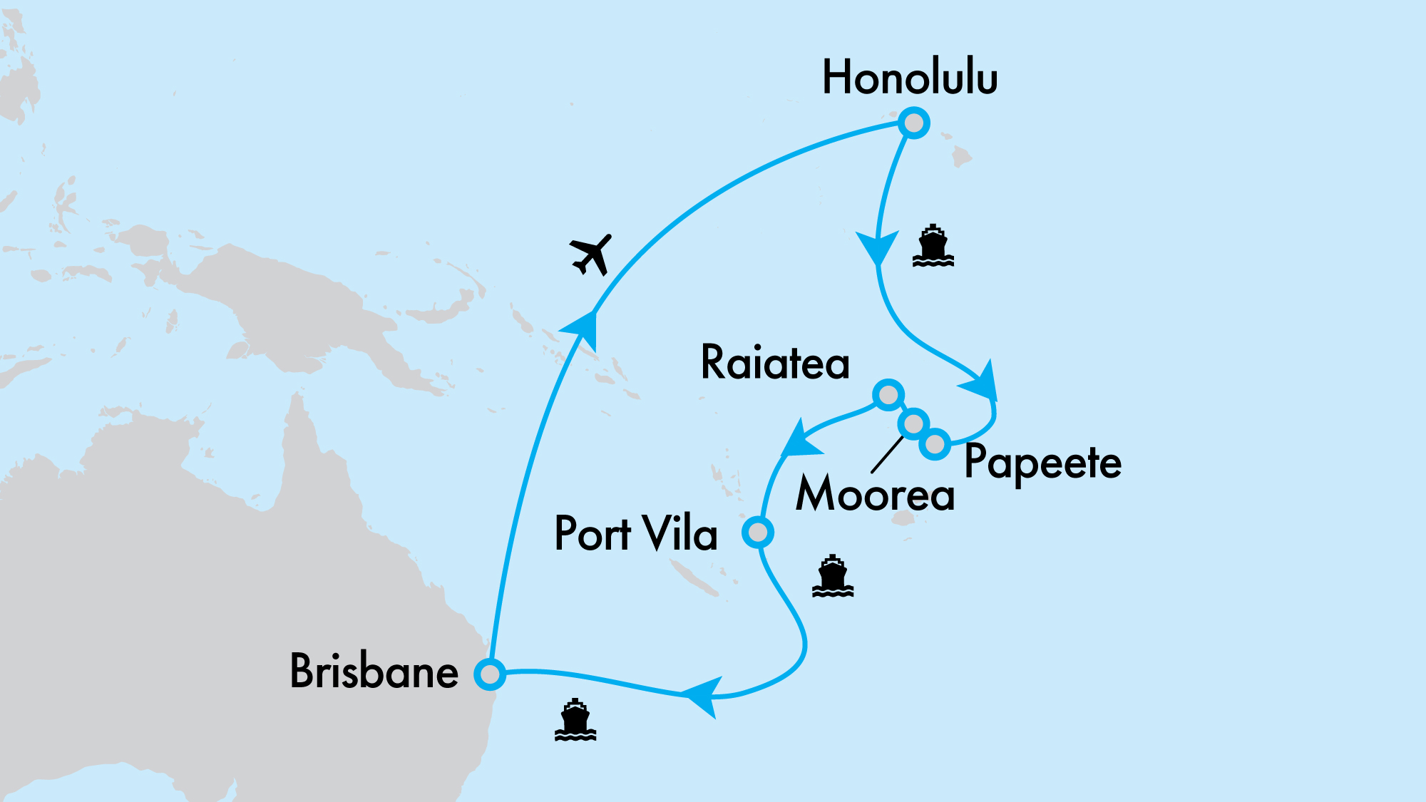hawaii to australia cruise 2023