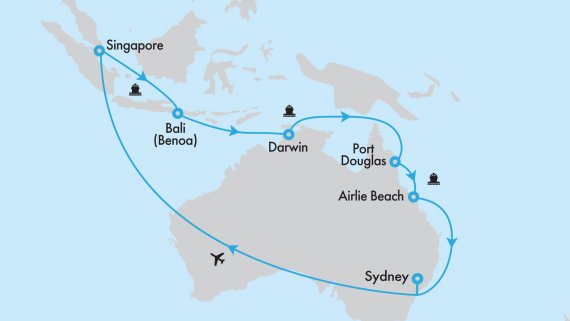 Fly, Stay, Cruise Singapore to Sydney with Celebrity Solstice