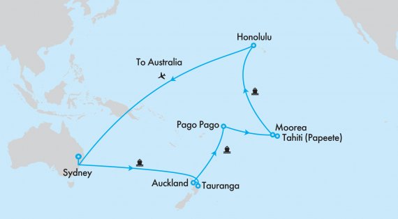 Fly, Stay, Cruise Sydney to Hawaii with Royal Princess
