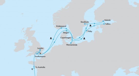 Fly, Stay, Cruise Best of the Baltics with Sky Princess