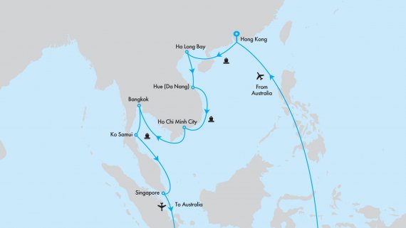 Fly, Stay, Cruise - Vietnam and Thailand Pathways with Azamara Onward