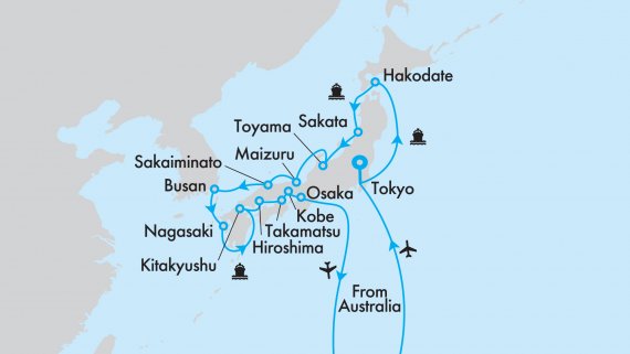 Fly, Stay, Cruise Japan's Blossoms in Bloom with Azamara Pursuit