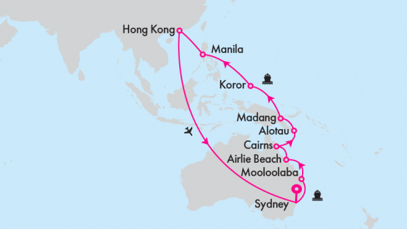 Fly, Stay Cruise Islands of Australia and Asia with Azamara Onward