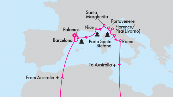Fly, Stay Cruise Romance & Ruins of the Mediterranean with Azamara Journey