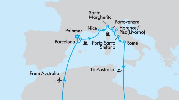 Fly, Stay Cruise Romance & Ruins of the Mediterranean with Azamara Journey