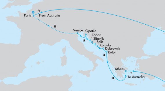 European Highlights with Venice Simplon-Orient Express & Azamara Onward