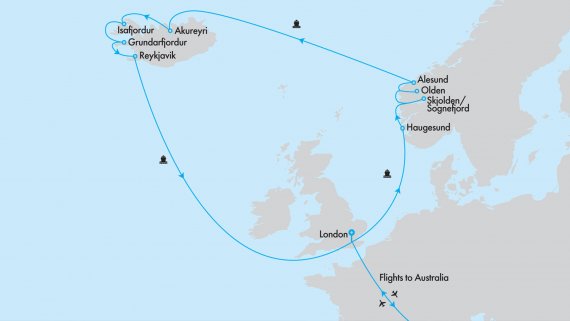 A Journey Through Iceland & Norway with Sky Princess