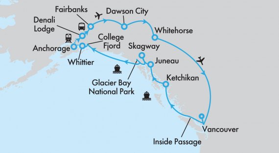 Denali & Alaska Adventure with Holland America Westerdam