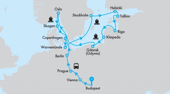 Imperial Treasures of Northern Europe Tour & Cruise