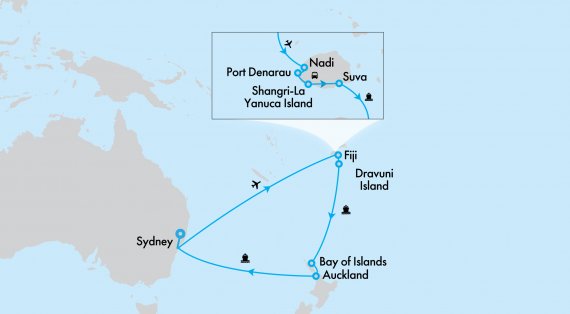 Tropical Fiji & Coral Coast Explorer with Crown Princess