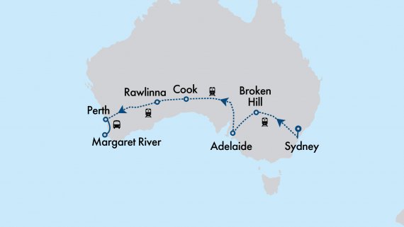 Perth & Rottnest Island Short Break with the Indian Pacific