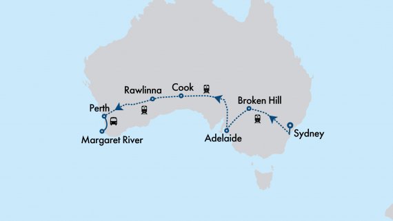 Ultimate Perth & Rottnest Island Explorer with Indian Pacific