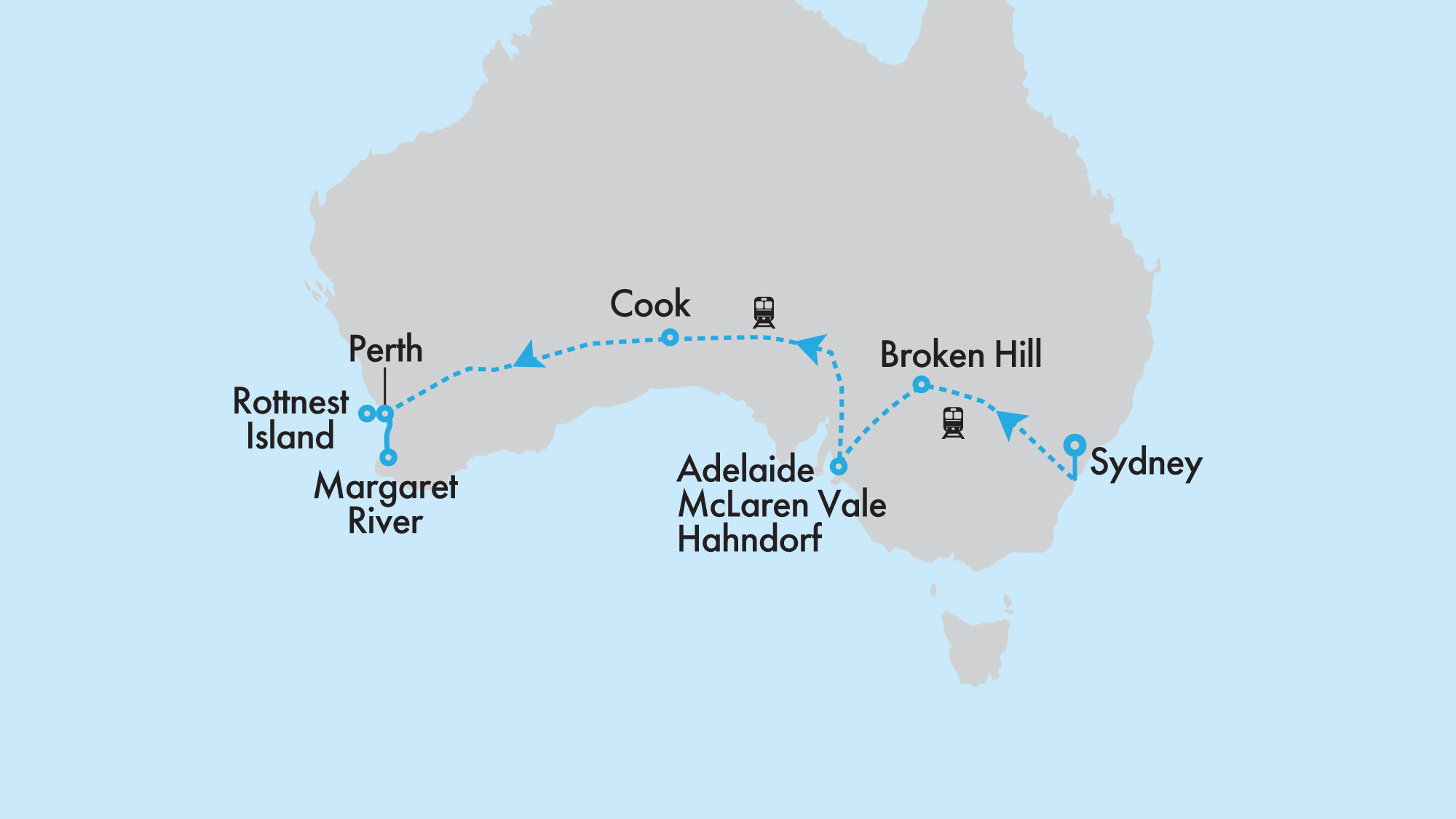 Fly Free with The Indian Pacific: Margaret River and Rottnest Discovery from Sydney to Perth