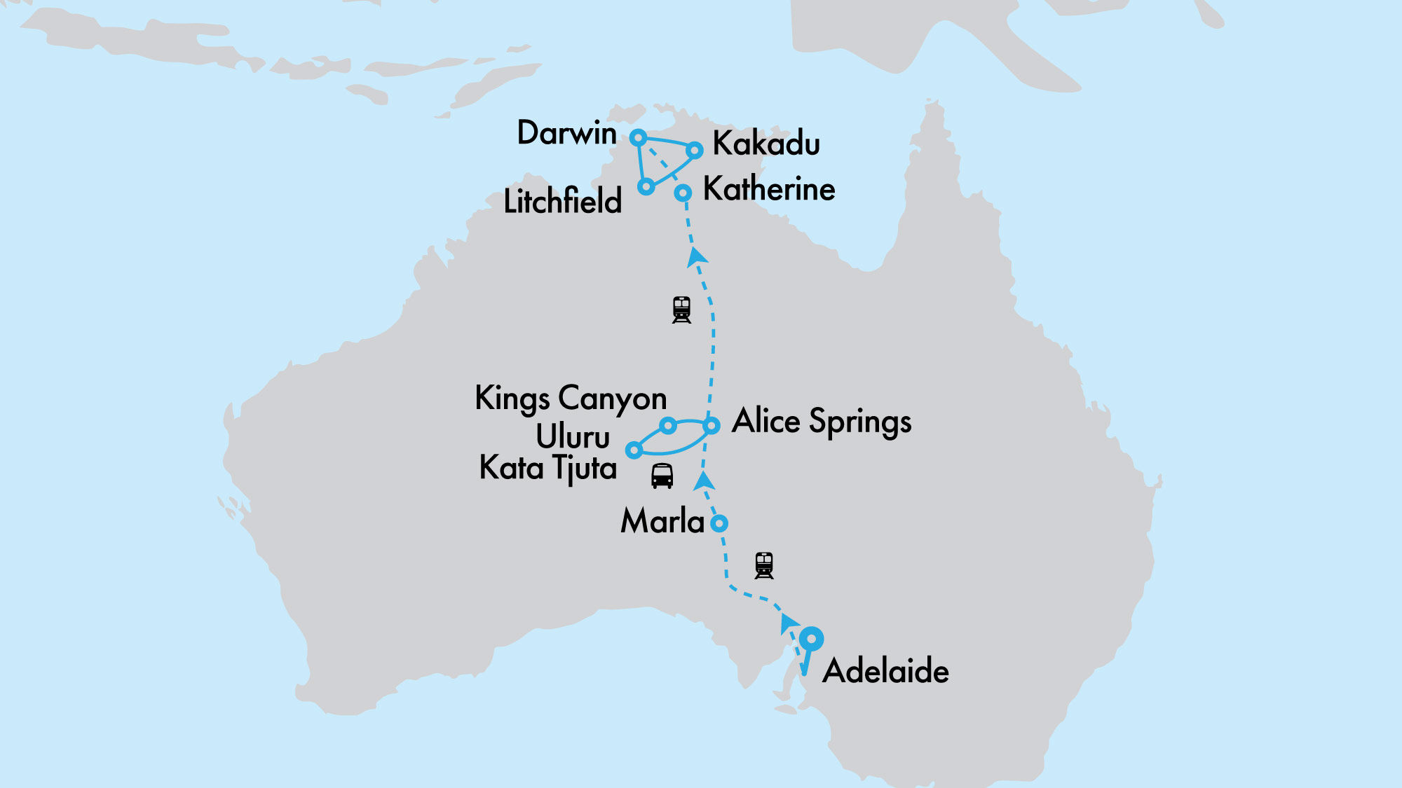 Fly Free with The Ghan: The Ultimate Territory Tour from Adelaide to Darwin