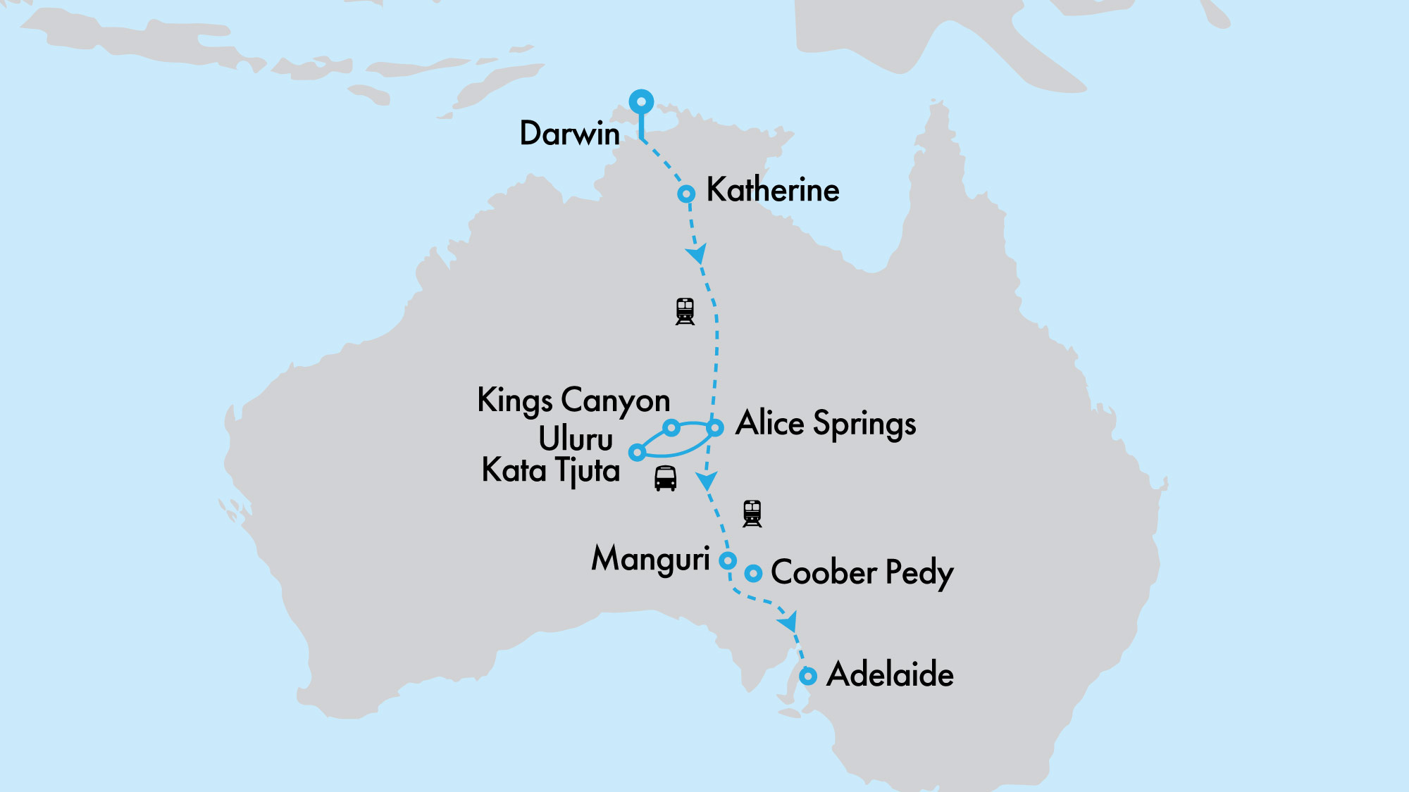 Fly Free with The Ghan: The Ultimate Territory Tour from Darwin to Adelaide