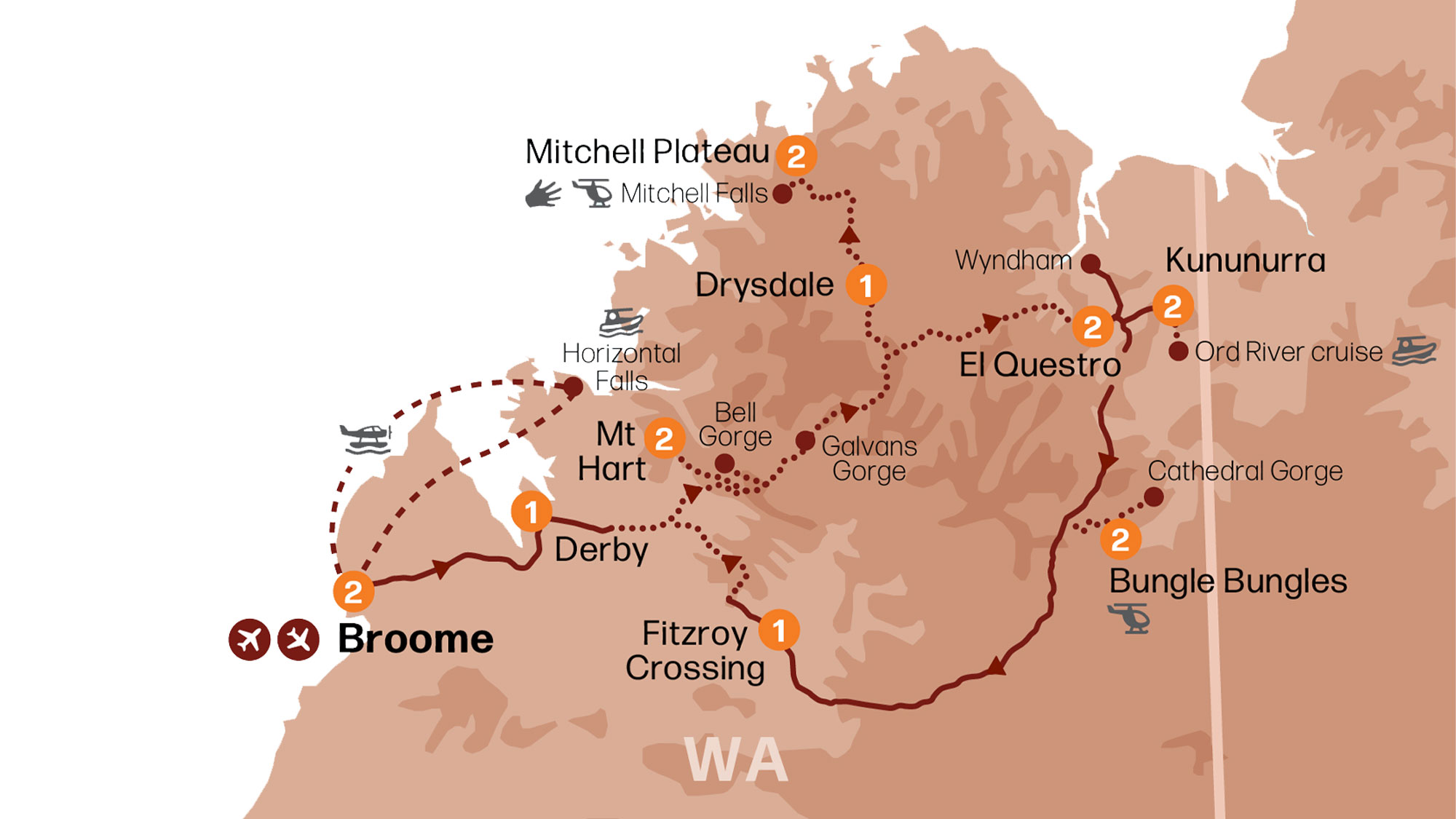 Exquisite Kimberley Adventure with Outback Spirit